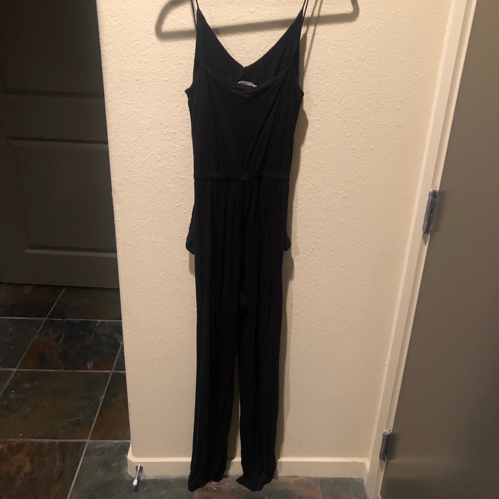 Black H&M long pant, one-piece jumpsuit
